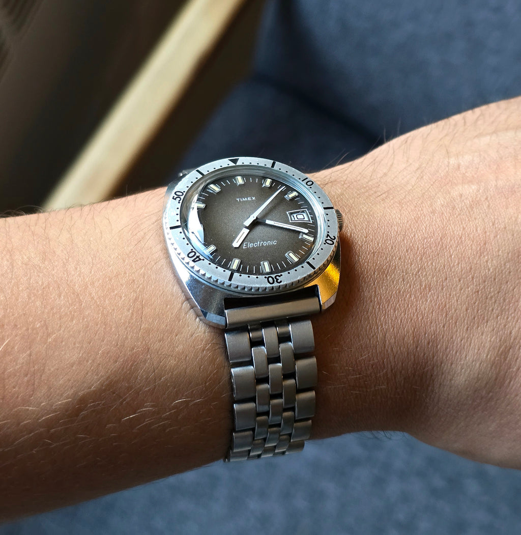 1973 Timex Electronic, Diver Style, Not A Quartz, 36 mm