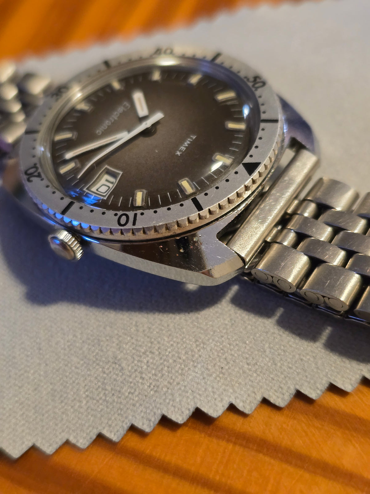 1973 Timex Electronic, Diver Style, Not A Quartz, 36 mm